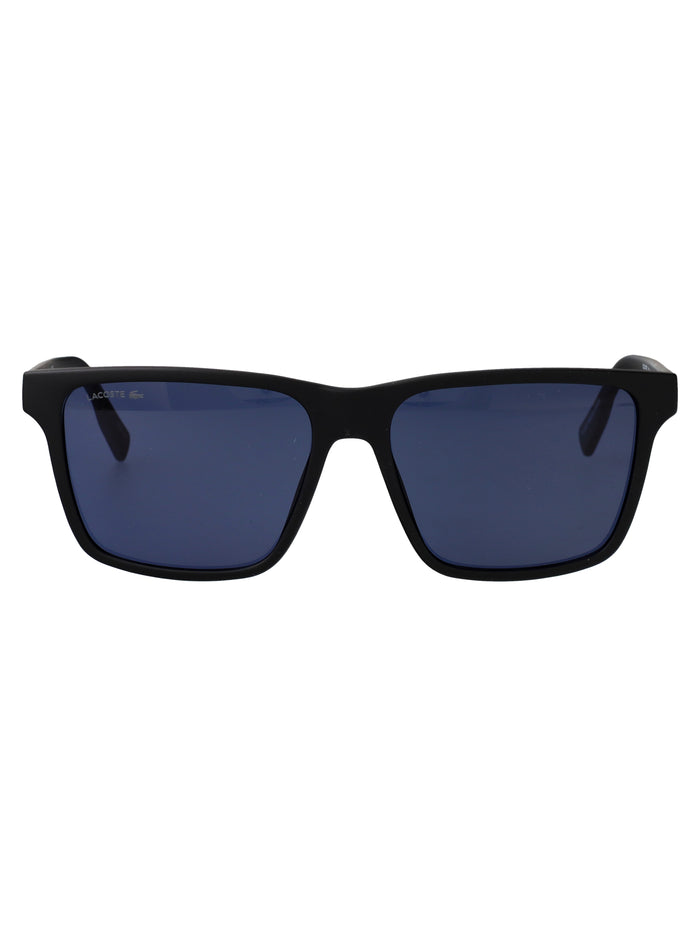 Lacoste Matte Black Injected Sunglasses