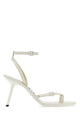 Loewe White Leather Paula S Ibiza Petal Sandals