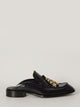 Loewe Black Calf Skin Edge Loafer Mule
