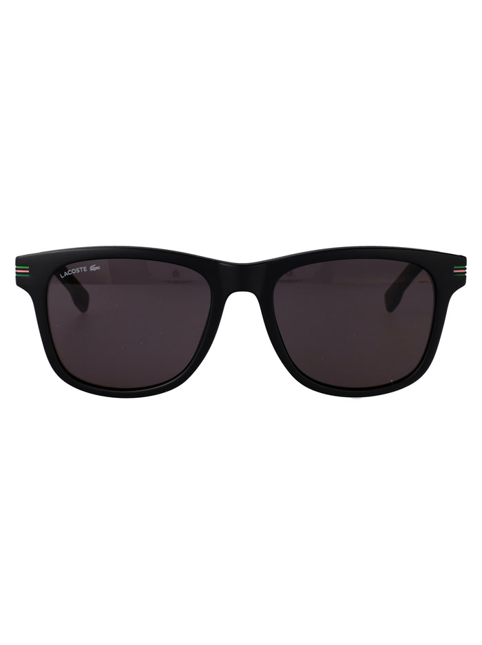Lacoste Matte Black Acetate Sunglasses