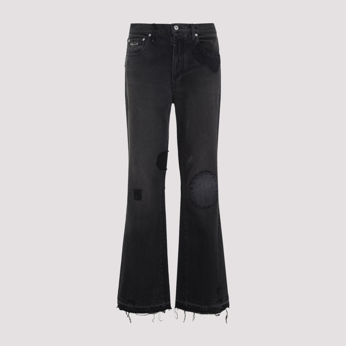 Gallery Dept. Black Cotton Og La Flare Jeans