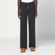 Basketcase Gallery Faded Black Jeans With Buttons