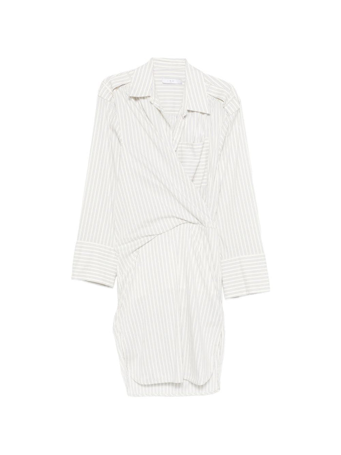 Iro Lazul Striped Cotton Dress