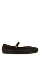 Loewe Dark Brown Suede Paula S Ibiza Rio Ballerinas