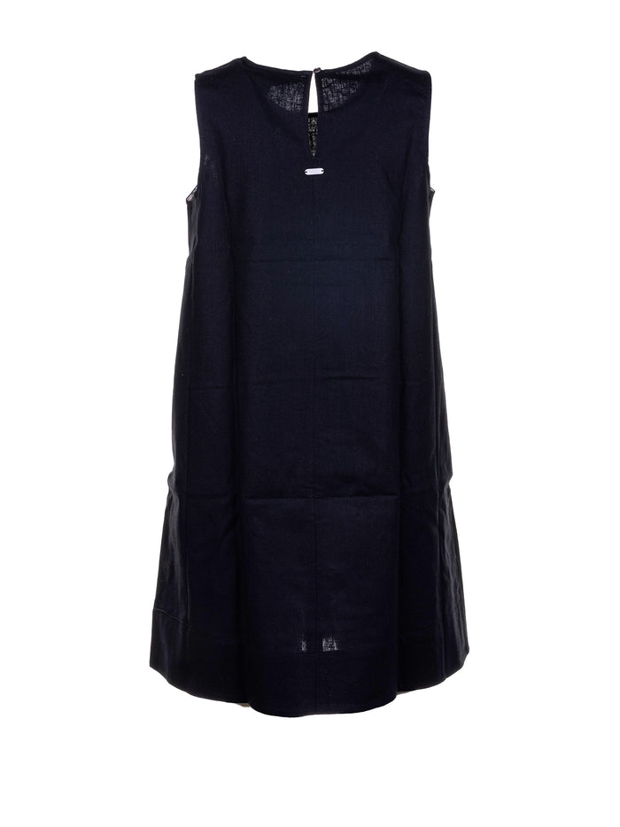 Barbour Black Mini Sleeveless Dress