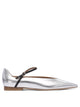 Lella Baldi Silver Rubber Ballerinas