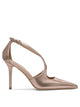 Lella Baldi Bronze Leather Heeled Shoes