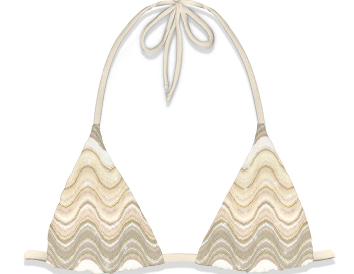 Mc2 Saint Barth Gold Tone Lurex Underwear