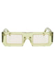 Jacquemus Acetate Green Sunglasses