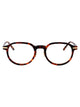 Linda Farrow Dark T-Shell/ Light Gold Acetate Glasses