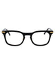 Linda Farrow Black/Yellowgold/ Acetate Glasses