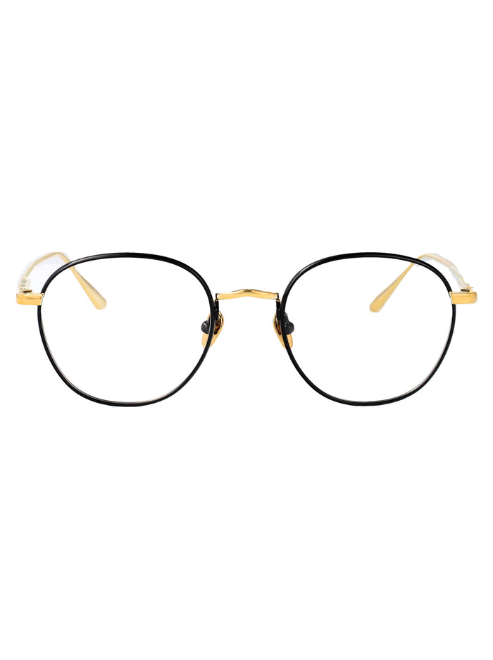Linda Farrow Yellowgold/Black/Optical Titanium Glasses