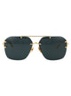Linda Farrow Yellowgold/Deepgreen Titanium Sunglasses