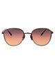 Linda Farrow Mattnickel/Yellowgold/Sunsetgrad Titanium Sunglasses