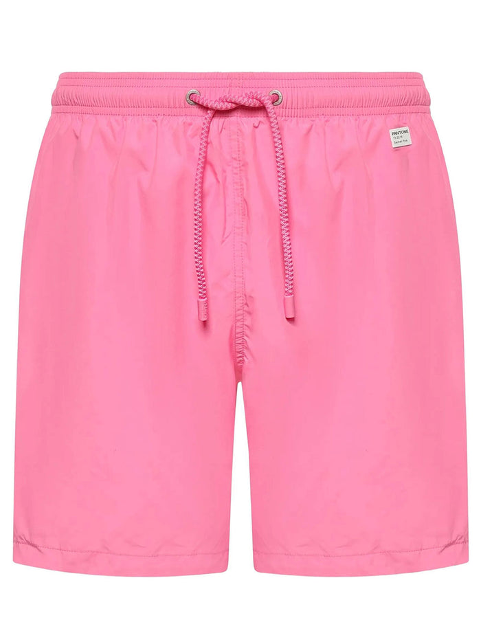Mc2 Saint Barth Lighting Pantone Swim Shorts In Pink | Special Edition