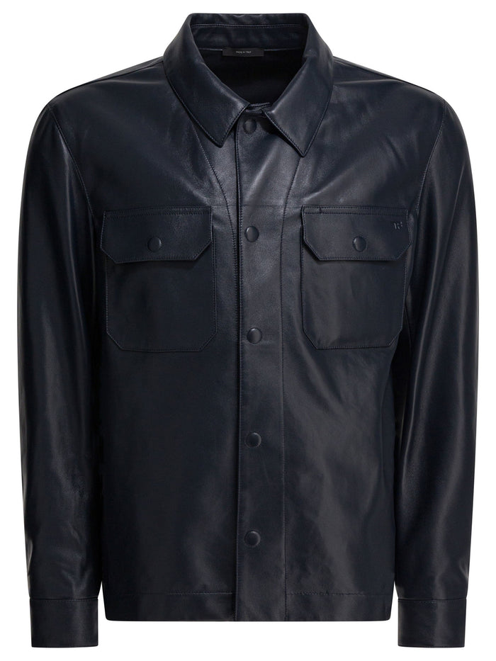 Tom Ford Leather Overshirt Jacket