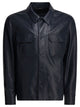Tom Ford Leather Overshirt Jacket