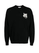Maison Kitsuné Fox Head Intarsia Logo Sweater