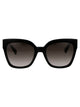 Longchamp Black Acetate Sunglasses