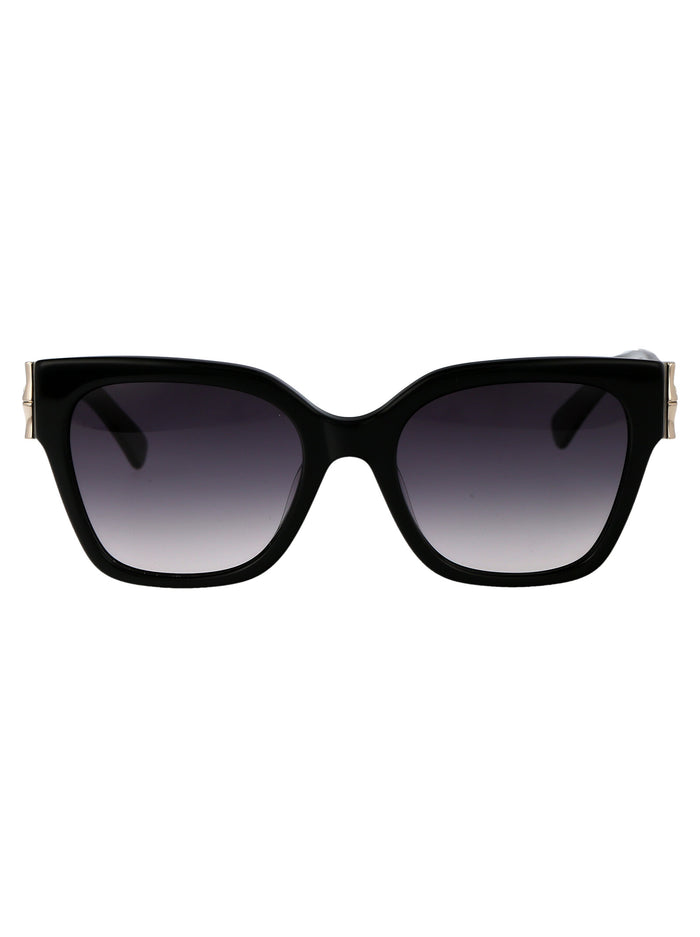 Longchamp Black Acetate Sunglasses