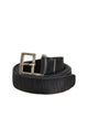 Daniele Basta 3Cm Bull Leather Belt