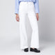 Frame White Slim Palazzo Jeans