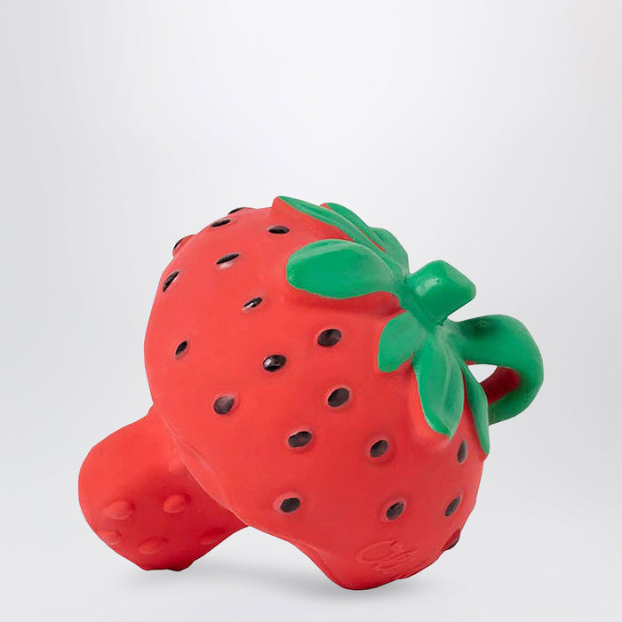 Oli&Carol Strawberry Mini Baby Teether