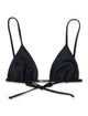 Lets Swim Let’s Swim Triangle Bikini Top With Metal Branding