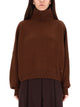 Loulou De Saison Brown Wool-Cashmere Sweater