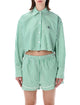 Calvin Klein Calvin Klein Cropped Cotton Poplin Pajama Top