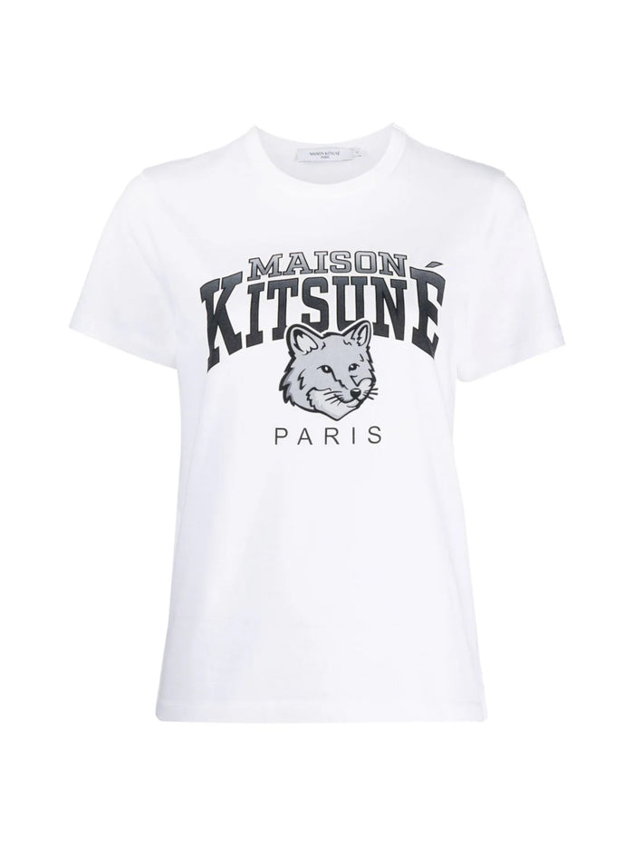 Maison Kitsuné Campus Fox Logo T-Shirt