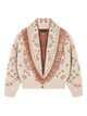 Alanui Bandana Jacquard Cashmere And Wool Cardigan