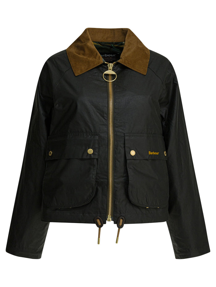 Barbour Green Waxed Cotton Jacket
