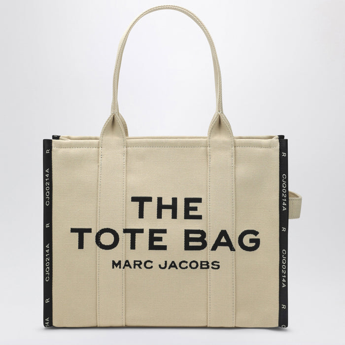 Marc Jacobs The Large Tote Bag Sand Color In Canvas