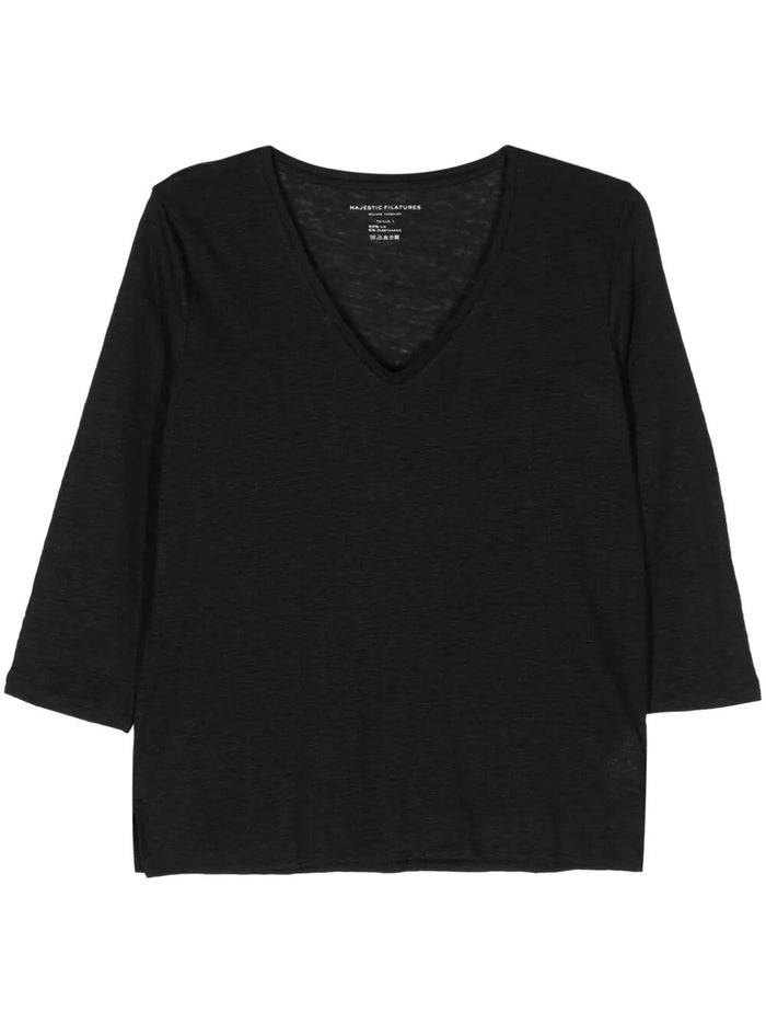 Majestic Three Quarter Sleeve Shirt