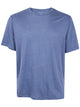 Majestic Solid Color Short Sleeves Round Neck Sweater