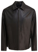 Vince Black Lamb Skin Jacket