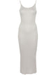 Majestic Ribbed Viscose Long Dress