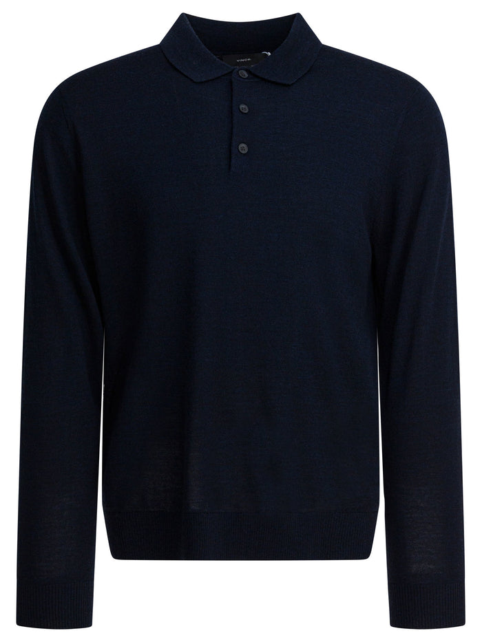 Vince Merino Wool Polo Shirt