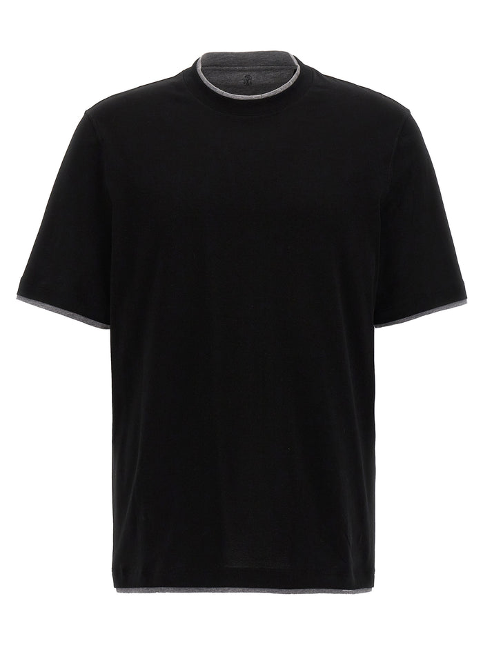 Brunello Cucinelli Double Hem T-Shirt