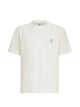 Brunello Cucinelli White Cotton Girocollo T-Shirt