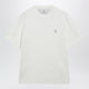 Brunello Cucinelli Crew-Neck Cotton Jersey T-Shirt With Logo In Off White