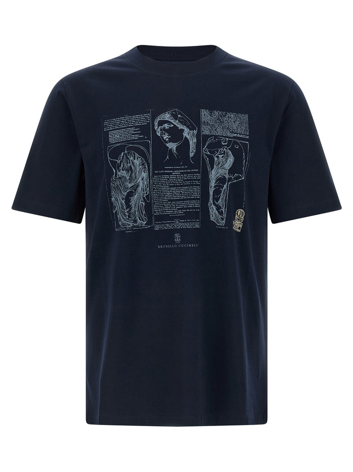 Brunello Cucinelli Printed T-Shirt