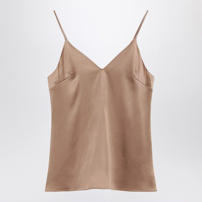 Brunello Cucinelli Light Beige Silkblend Tank Top