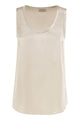 Brunello Cucinelli Stretch Silk Satin Top