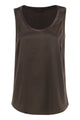 Brunello Cucinelli Stretch Silk Satin Top
