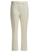 Brunello Cucinelli White Cotton Elastane Trousers
