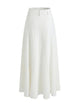 Brunello Cucinelli Beige Cotton Polyamide Skirt