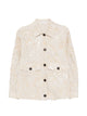 Brunello Cucinelli Dazzling Seabed Embroidery Outerwear Jacket In Techno Cotton Poplin