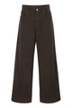 Brunello Cucinelli Relaxed Trousers In Dyed Denim With Jewellery